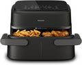 Friteuse sans huile, 10 modes, PHILIPS, 7.1L, 10 programmes, 10 fonctions, Airfryer 1000, Friteuse à air Panier Flexible 7.1L