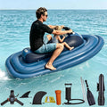 Bateaux pneumatique, Idéal pour Plongée, télécommande, 500 W, moupeaktain, 9 Vitesses, 9 niveaux, Vitesse 3–9 km/h, 500W, 700W, 16 000 mAh
