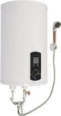 MIUKYUI Chauffe-eau électrique, 2000 W, acier inoxydable, IPX4, 50L, 80L, 100L, 120L, 2000W, 75°C, salle de bain