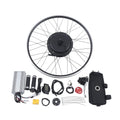 Cyclisme, Kit de conversion de vélo électrique 1500 W 48 V 28' roue arrière avec écran LCD, Bdneygtyr, 26 pouces, 5 modes, 5 niveaux