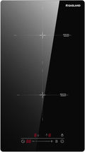 Plaque de cuisson GASLAND IH30BF, table de cuisson électrique autonome avec commande tactile à curseur, 30 cm, acier inoxydable, 1500 W