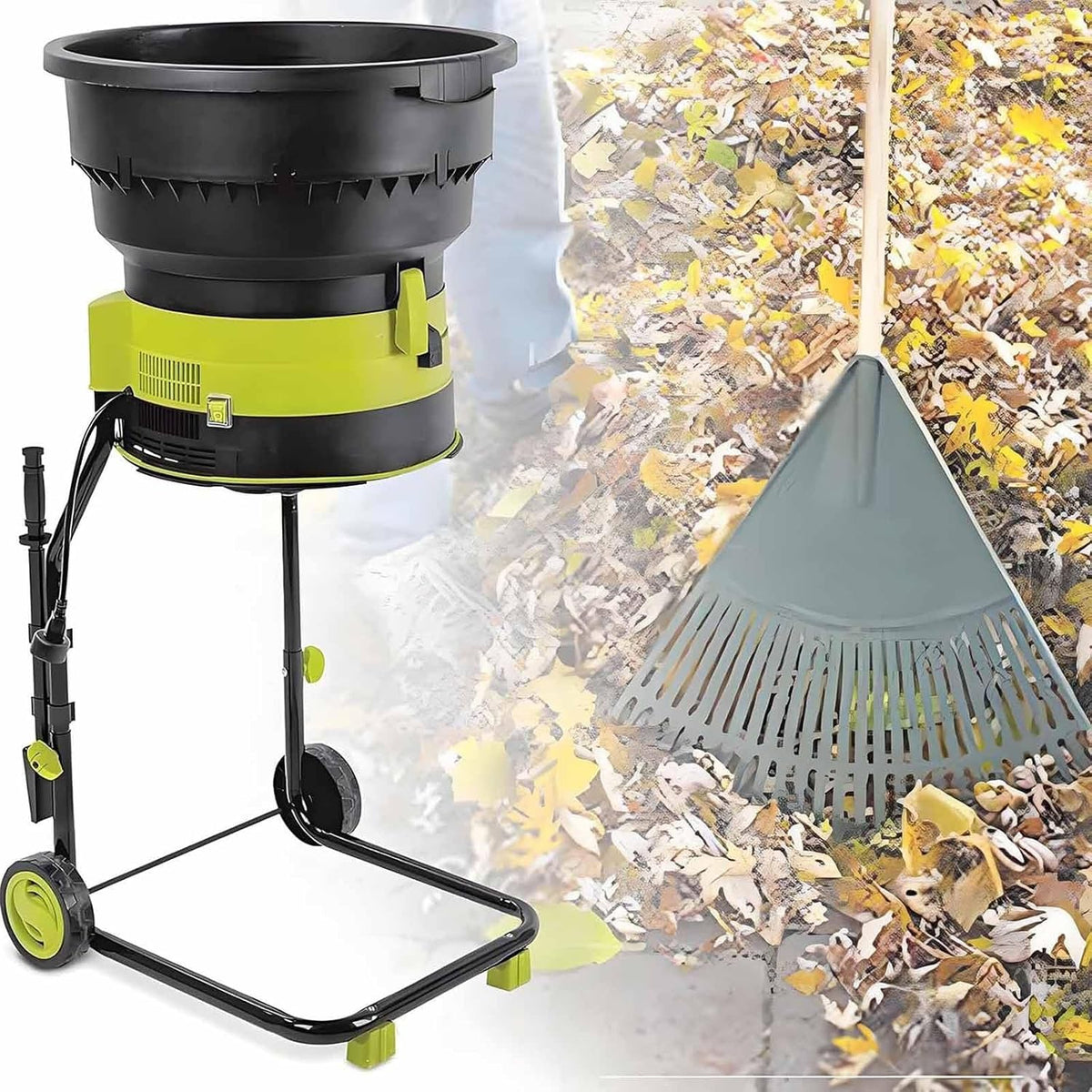PixCy Broyeur, 8000 tr/min, réglable, Rapport De Réduction 17:1, Paillage Maximal Jusqu'à 55 Gal par Minute