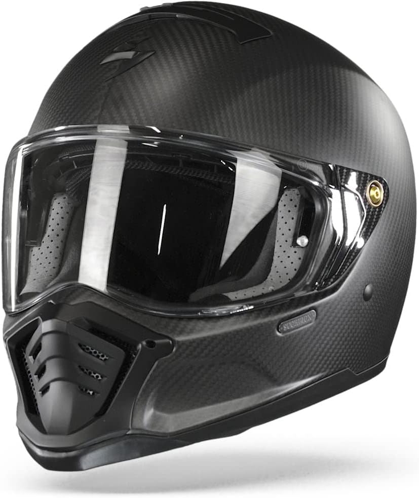 ScorpionEXO Casque, Exo-Hx1, Exo-Hx1 Carbon Se, Noir Mat, XXL, Unisexe-Adulte