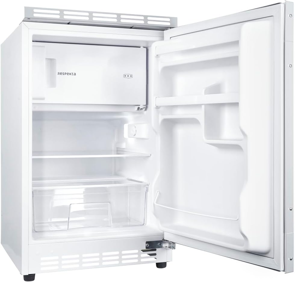 Réfrigérateur Respekta UKS110-11, réglable, 81, 5 × 49, 5 cm, verre, 82 L, 68 l, 14 l, 50 cm, 82 cm, 39 dB, 1 W, 180 cm, 55 cm, encastrable