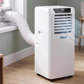 XUXIAO Climatiseur portable, Unité portable avec télécommande et minuterie 24 Heures 7000BTU, 9000 BTU, 7000 BTU, 16 °C, 350 m3/h, éclairage LED