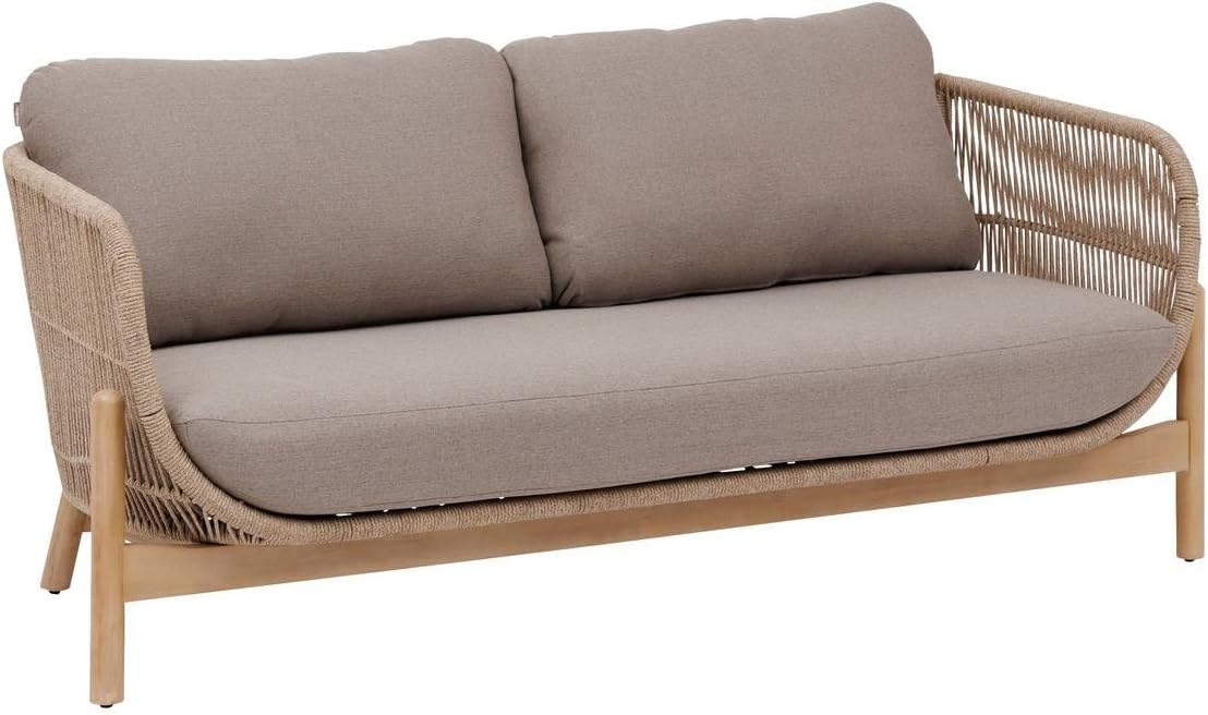 Canapé HESPERIDE, 65, 8 cm, Coussins Déperlants Déhoussables Mobilier d'Aménagement pour Jardin, 2 Places, Terrasse, Balcon