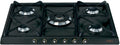 Smeg SR775AO Plaque de cuisson, 1 W, 240 V, 2, 55 kW, 1, 05 kW, 1, 1 kW, 1, 65 kW, 9 kW, 60 Hz, 5 brûleurs