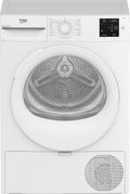 Beko Sèche-linge, 54, 5 cm, acier inoxydable, H 84, 6 x l 59, 8 x P 54, 5 cm, BMT73EW, 7kg, 12 Programmes, pose libre, fonction vapeur