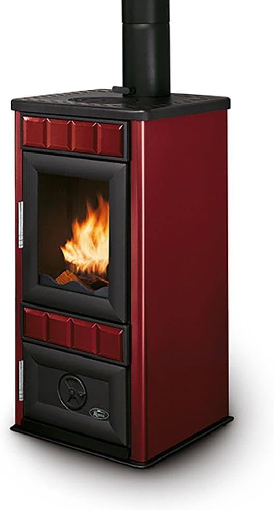 Cuisinière, 46 × 40 × 90 cm, Poêle à bois ROYAL by PALAZZETTI modèle KING S 8.69 kW, Generico, 12 cm, 6, 71 kW, verre
