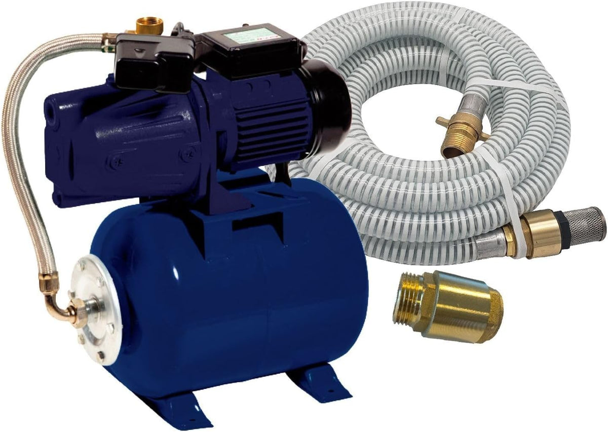 Lit, acier inoxydable, 1000 W, Spid'O, 4000 L, 24 L, 25 mm, 240 V, 4 000 L, Kit Groupe de Surpression BF 100/20-1000 W, Débit 4000 L/h, Cuve 24 L