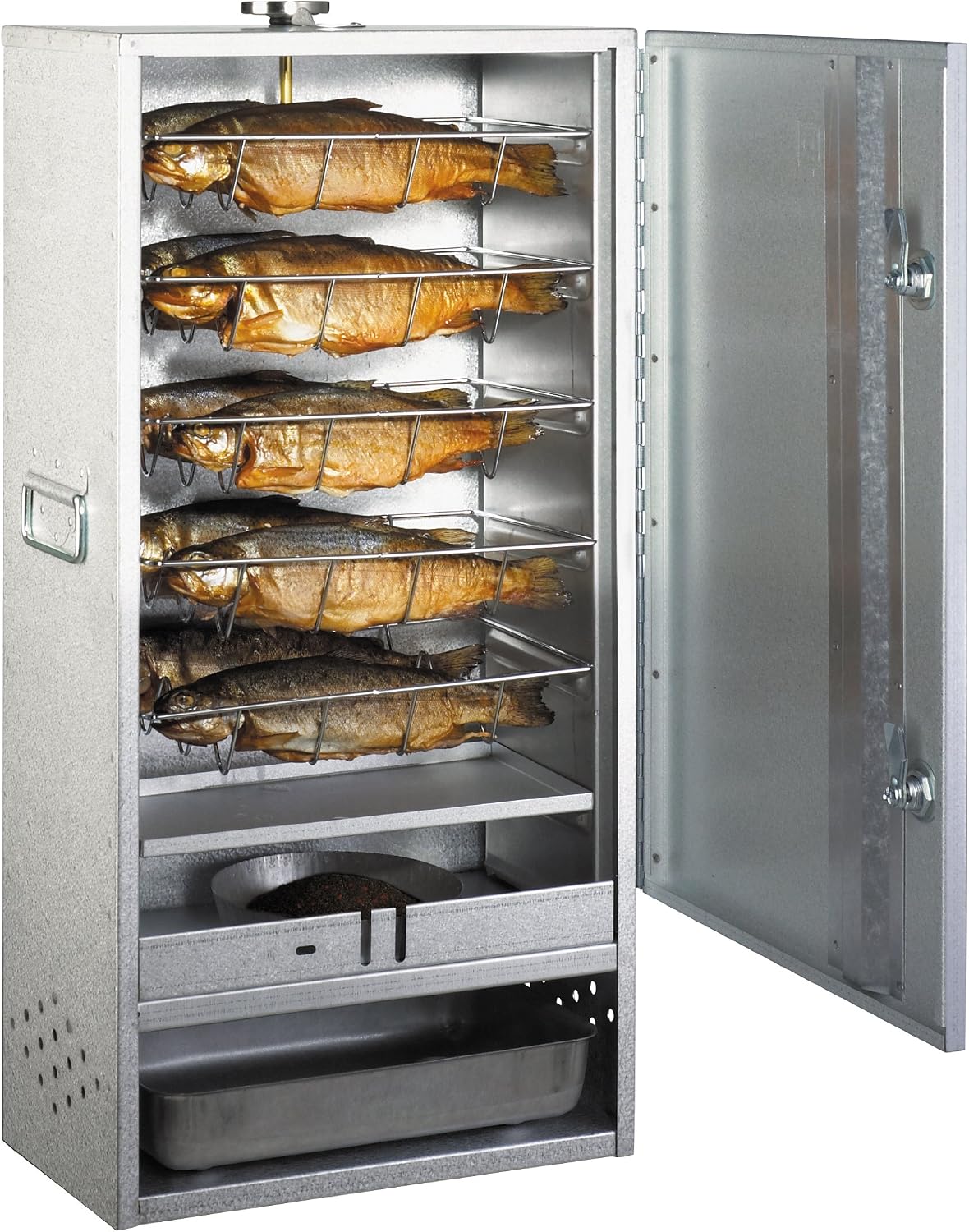 Peetz Fumoir, 55 cm, environ 20 poissons ou suspendre/couché 20 anguilles à suspendre 55 cm