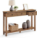 Console, 120 × 24 × 76 cm, VASAGLE, 24 × 120 × 76 cm, 3 Tiroirs