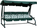 Balancelle de jardin, Coussins rembourrés 7 cm avec appuie-tête Amovibles Mizar, SIEDITI FUORI E DENTRO, 230 × 122 × 165 cm, 190 cm, réglable