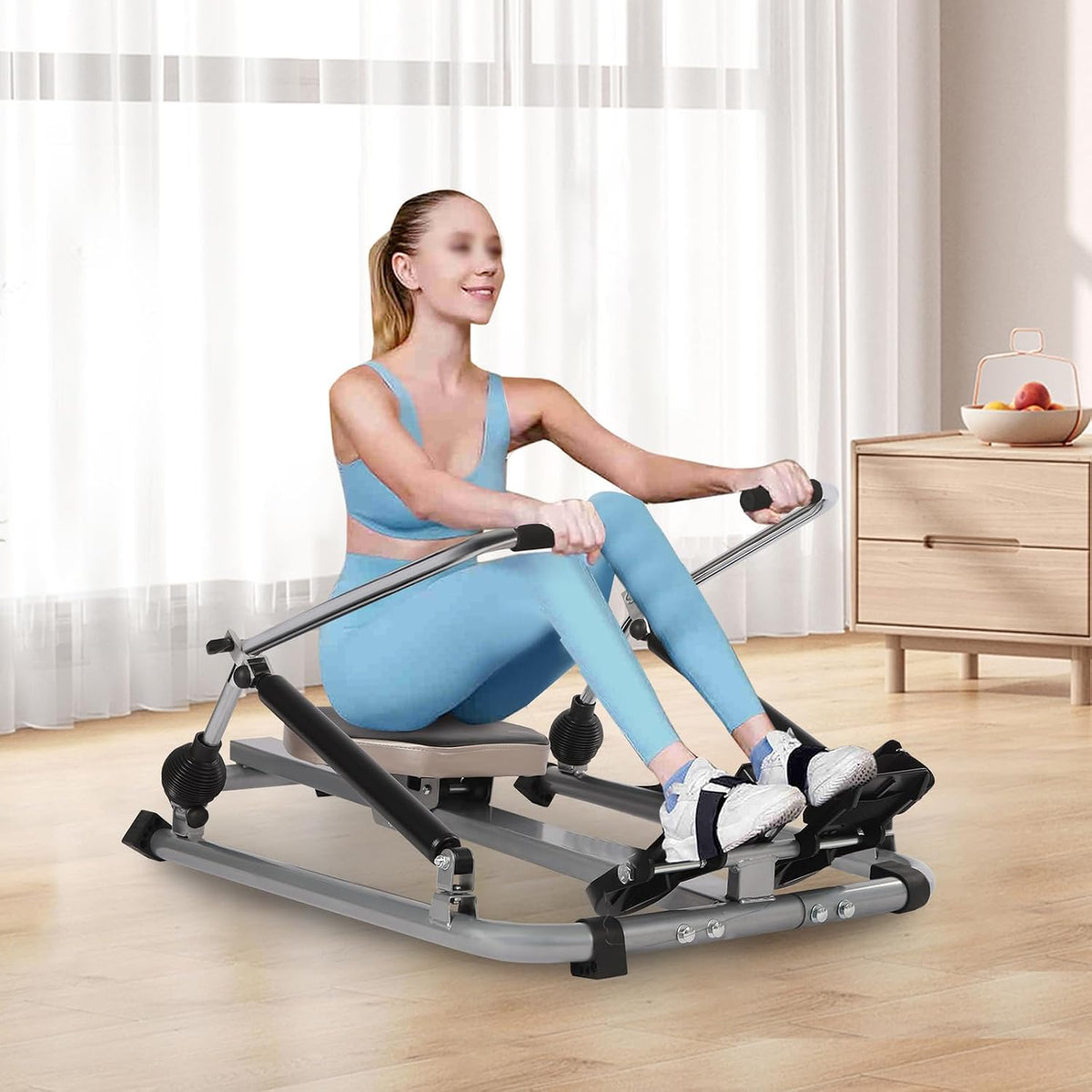 Rameur, pliable, DHQCQL, réglable, maisons, entreprises, clubs de fitness, équipements sportifs à domicile