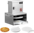 Machine à pâtes VEVOR, avec 100 feuilles de papier sulfurisé, 15 cm, pour cafés, acier inoxydable, 5 mm, 6 pouces, plaque 15 cm, réglable