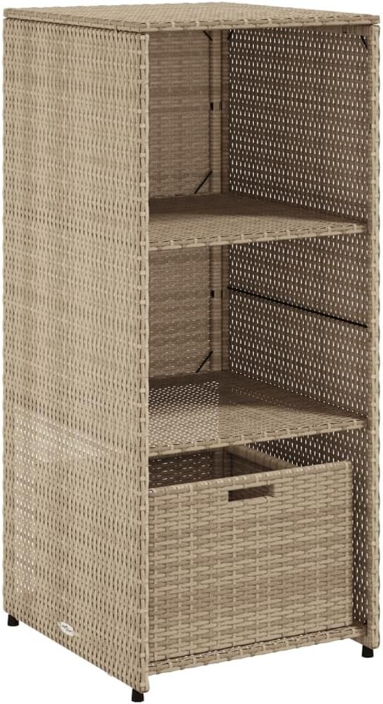 Coffre de rangement, 50 × 55 × 115cm, vidaXL, 2 étagères