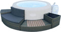 Bestway Bain à remous, 110 × 42 × 62 cm, 50 × 42 × 40 cm, 110 × 42 × 20 cm, 110 × 50 × 65 cm, 104 × 50 × 40 cm, 53 × 50 × 20 cm