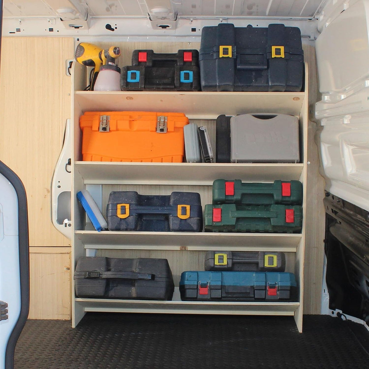 VANIFY Accessoire de station de charge, Rayonnages pour Renault TRAFIC L1 & L2 2015+, portable