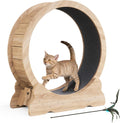 Jouet, 90 cm, Roue de Course pour Chat, Mondeer, 36 cm, 5 mm, 97 × 90 × 36cm, 90cm, Noir, Tapis Amovible