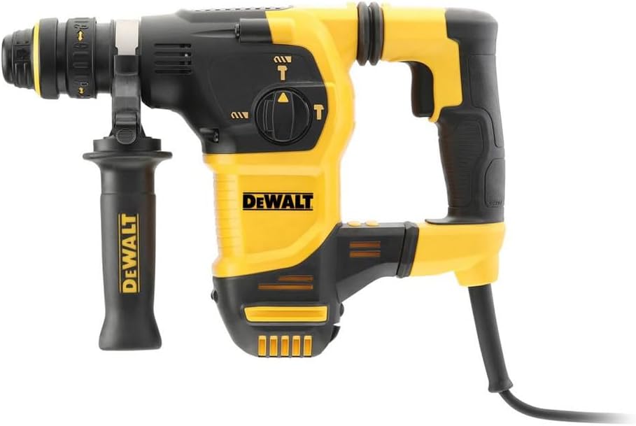 DEWALT Marteaux perforateur, 1150 tr/min, D25334K-QS, 950W, 30mm, 4mm, 65mm, 13mm, D25334K-QS Perforateur burineur SDS-plus 950W, 3, 5J