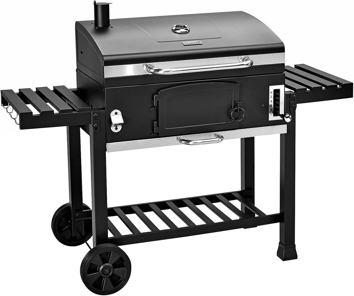 TAINO Barbecue, 142 × 46 × 111 cm, réglable, 71 × 46 cm, 6 niveaux, portable