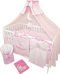 Lit, réglable, 60 × 120 cm, Bello24, 60 × 40 cm, 90 × 120 cm, 300 × 165 cm, 70 × 80 cm, 3 niveaux, 75 × 75cm, Ourson Lune Rose