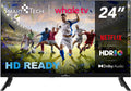 Téléviseur Smart Tech OS-24HH01V 3xHDMI, TV LED HD 24', 60 cm, Disney+ 3xHDMI, 2xUSB -Dolby Digital+, éclairage LED, Wi-Fi, Netflix