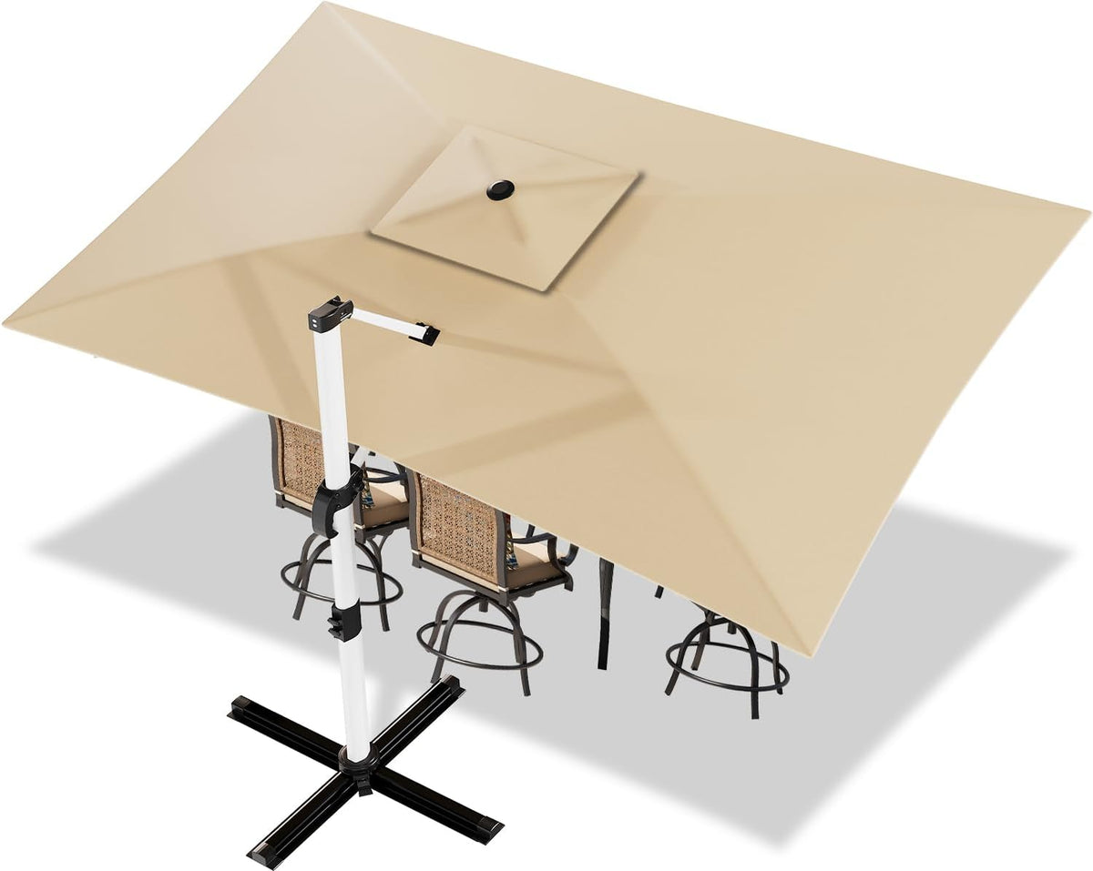 Parasol, 300 × 400 cm, réglable, Devoko, UV50, 300 × 400cm, 260cm