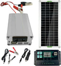 Panneaux solaire monocristallins, chargeur de batterie et contrôleur 100 A pour camping-car, verre, 200 W, 12 V, 220 V, 43, 5 × 20 cm