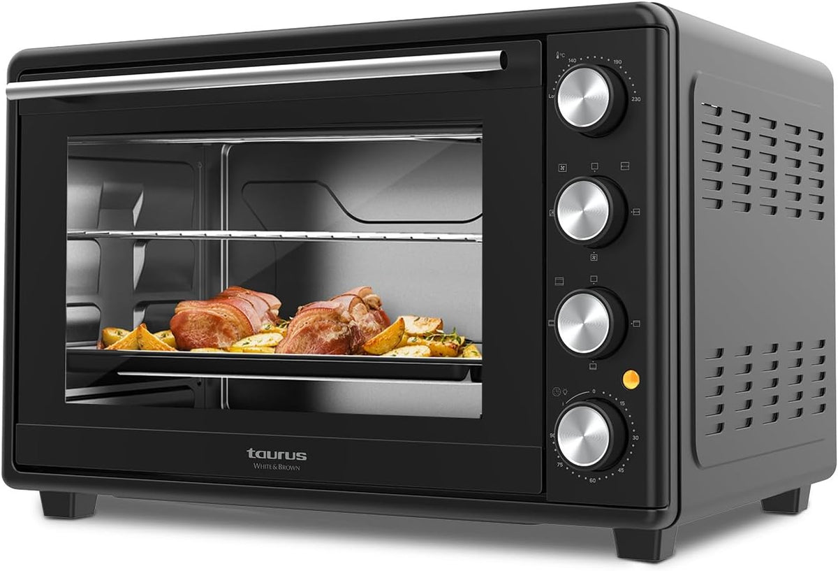 TAURUS Mini four, 15 MODES, réglable, 2000W, 45L, Four Électrique Horizon 45, minuterie
