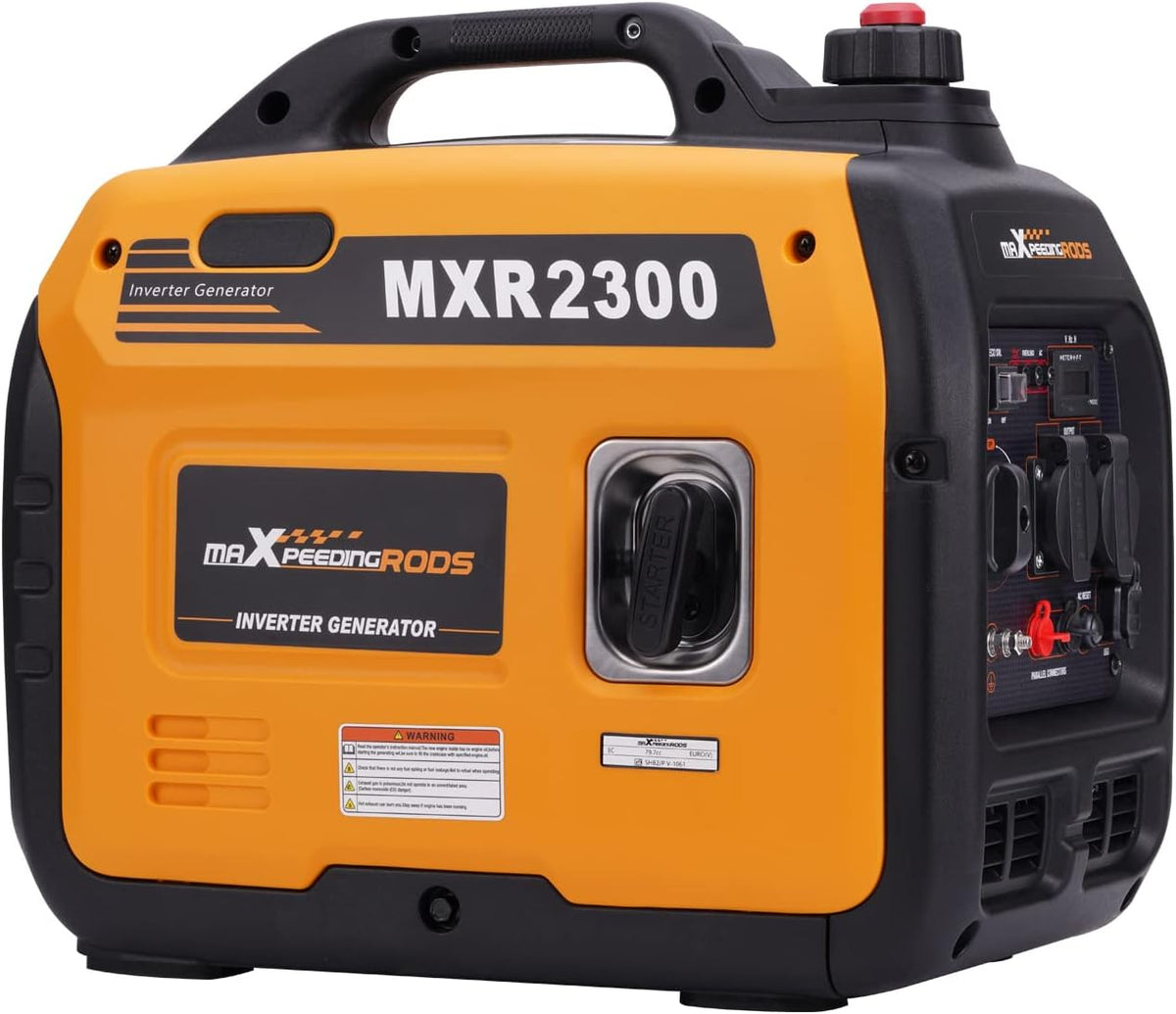 maXpeedingrods Groupe éléctrogènes, éclairage LED, 230 V, 450 W, 900 W, 2300W, moteur Inverter