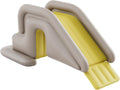 Toboggan aquatiques de jardin, Toboggan de Piscine avec Large Base remplissable d'eau, Tapallmy, avec Pompe à Pied, Toboggan de Piscine Gonflable