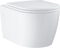 WC 1 pièce, 5 L, Avec frein de chute, GROHE, volume de chasse 3/5 L, 103848SH00, Blanc Alpin, sortie horizontale