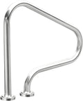 Elyzjhjl Main courante de piscine, matériau en Acier Inoxydable 304, 80 × 80 × 27 cm, Rampe de Piscine