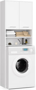 Meuble sur pied, 16 mm, AKORD, 64 cm, 180 cm, 30 cm, 2 portes, Meuble Buanderie Machine à Laver