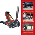 Generisch Pièce et équipements pour véhicules agricoles, 75 mm, Cric hydraulique 4 t, 500 cm, 70 cm, 4000 kg, 75-505 m, Extra plat