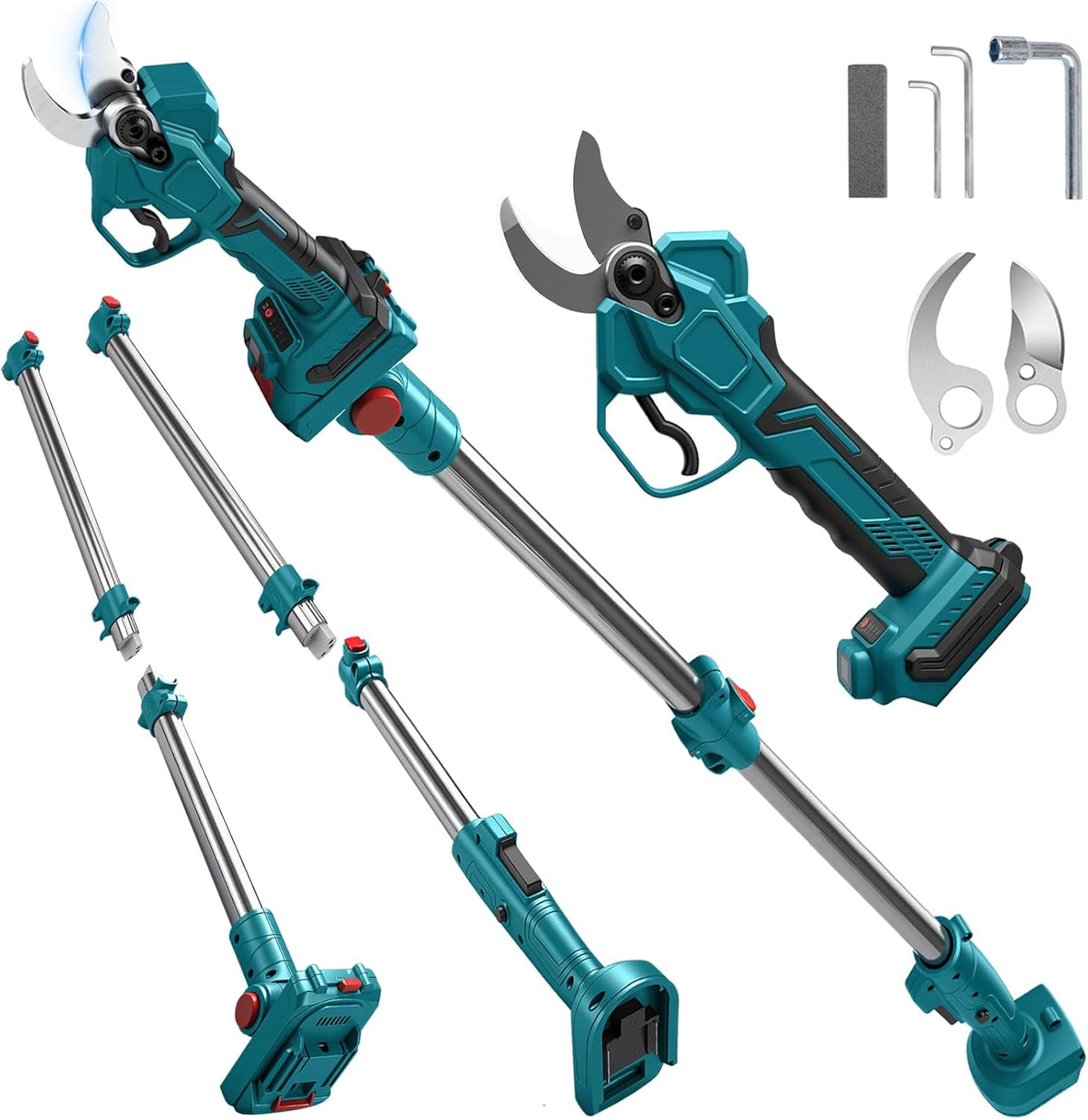 Sécateurset ciseaux, Sécateur Électrique Sans fil Compatible avec Makita 18 V, panthem, 65 mm, 40 mm, 20 mm, 30 mm, Sans batterie