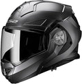 LS2 Casque intégraux, Casque Moto Modulable ADVANT X Solid Matt Titanium