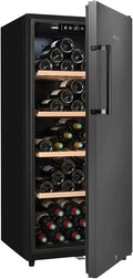 LA SOMMELIERE Cave à vin, 54, 5 × 60 × 124, 4 cm, éclairage LED, CTPNE120E, 20°C, 116 bouteilles, réglable, filtre à charbon