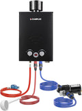 Chauffe-eau à gaz, pour Douche de Camping/Voyage en Camping-car/Cheval de Lavage, éclairage LED, 555 × 300 × 130 mm, CAMPLUX, 12 V, 680 cm, 110 cm