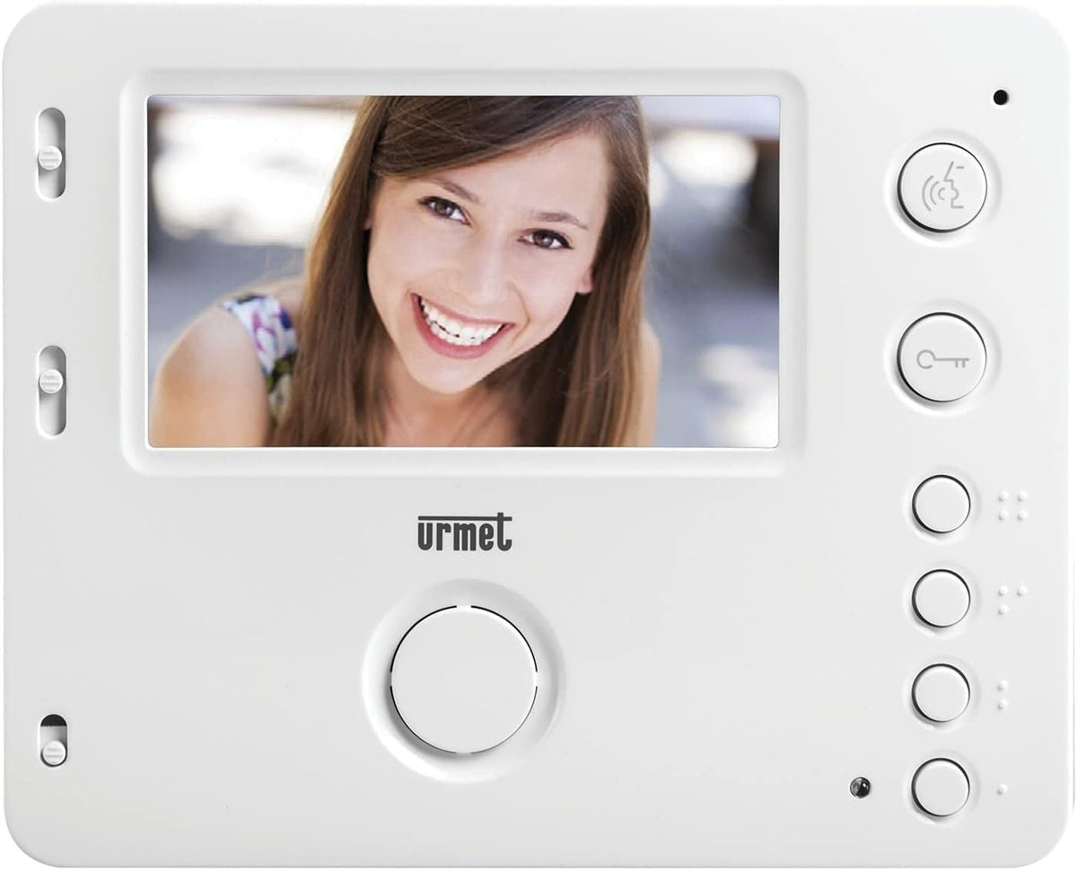 Interphone, Mikra2, éclairage LED, URMET, 1722/93 Kit vidéophone, mains-libres Miro et plaque d'appel Mikra2 1722/83, monofamilial