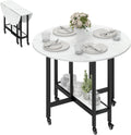 Table HOMCOM, 100 × 100 × 75 cm, pliable, 1, 5 cm, 100l, 33l
